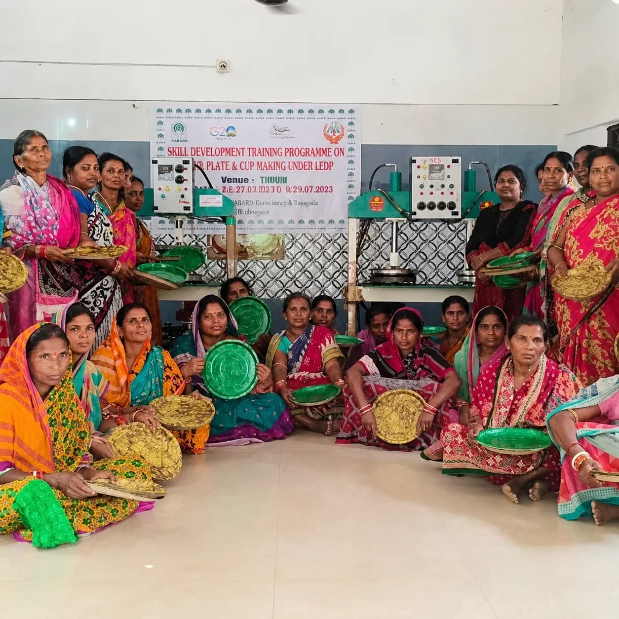 Skill Development Training Programme on Plate & Palm Leaf Making
